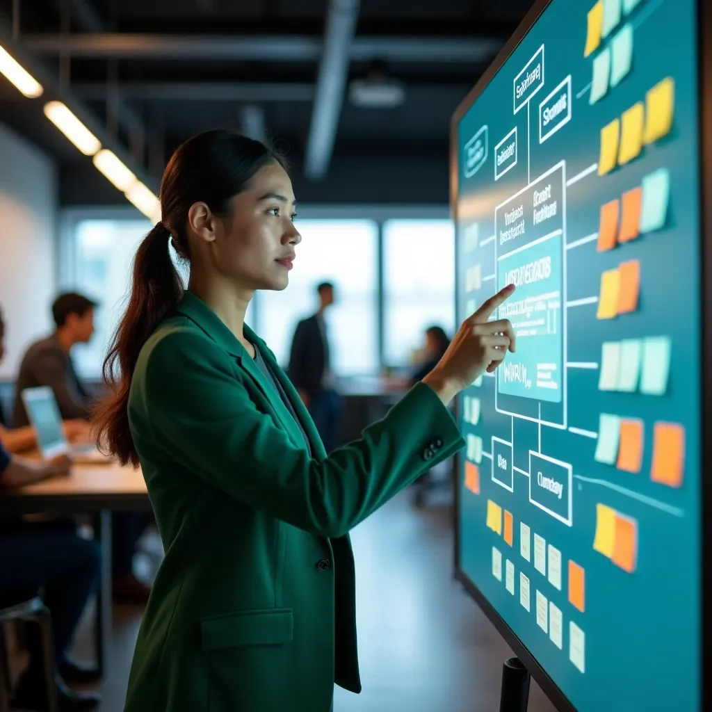 Professional team meeting